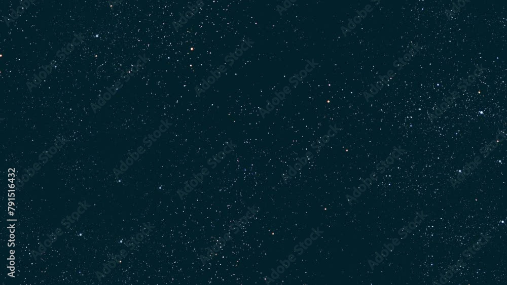Wall mural night sky moves behind the stars