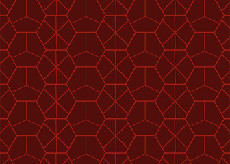 seamless pattern with hexagon