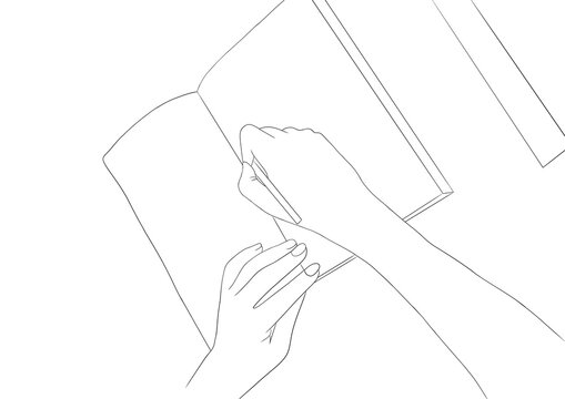 Fond Page De Garde D'un Journal Intime