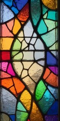 Colored stained glass for windows