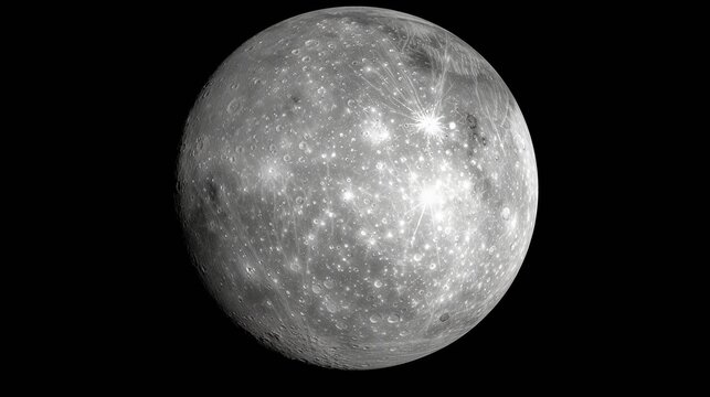 mercury taken by nasas nasajpl-caltech spacecraft