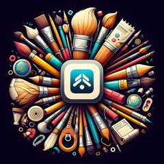 DIY and Crafting App Icon Design