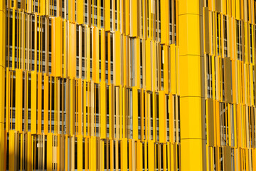 Yellow abstract building