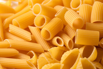 Assortimento di pasta italiana, dieta mediterranea  - 791532098