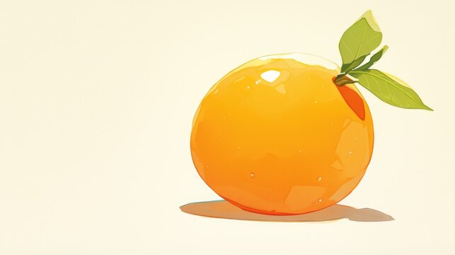 Presenting a playful illustration of a fresh jocote fruit on a clean white backdrop