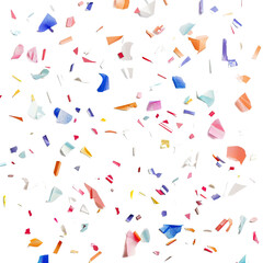 Confetti transparent background