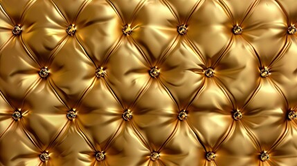 luxury golden leather upholstery background