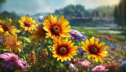 sunflowers in the field