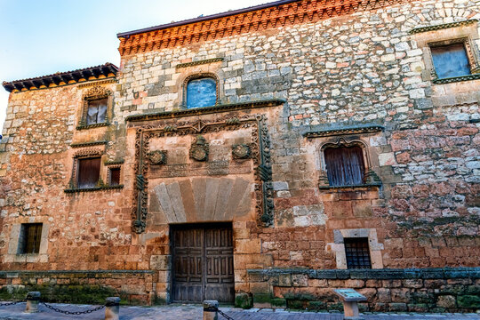 Palacio de los Contreras en AyllÃ³n. Segovia. EspaÃ±a.