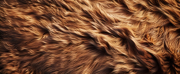 A closeup image capturing the intricate texture of a camel's fur lay background.  - obrazy, fototapety, plakaty