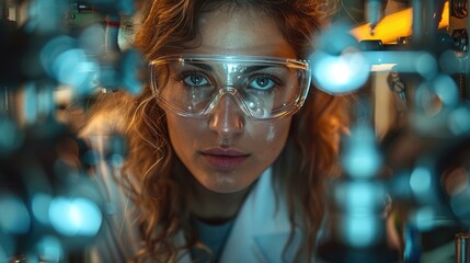 Dynamic shot of an engineering team working together on a challenging problem