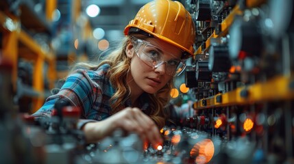 Electrical engineer conducting a thermal analysis on high-power resistors