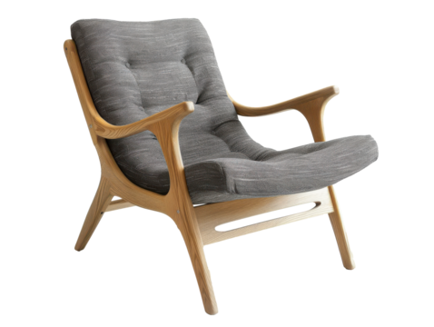 Scandinavian style wooden  chair