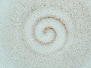 Close up of a swirl