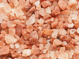 Close up of himalaya salt using as background