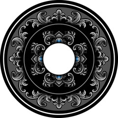 floral mandala patern vector