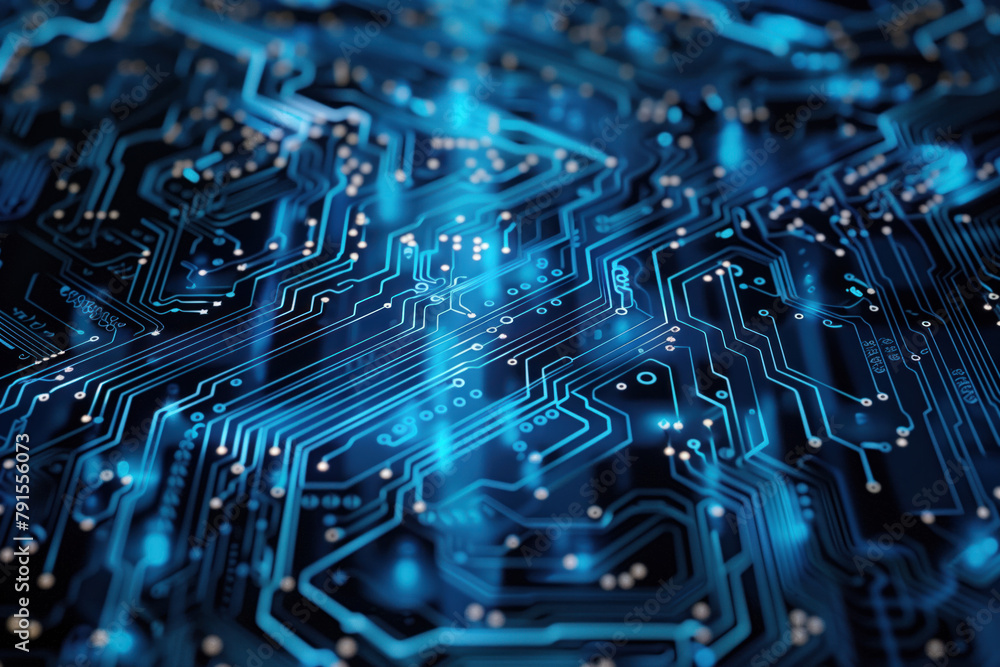 Poster digital transformation and system engineering. hi-tech futuristic background. created with generativ