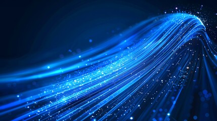 Blue light streak, fiber optic, speed line, futuristic background for 5g or 6g technology wireless data transmission, high-speed internet in abstract. internet network concept. vector design.