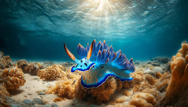 Blue Dragon Nudibranch