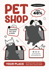 Pet Shop Sale Flyer