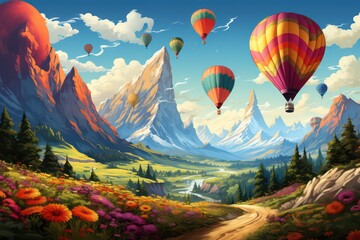 hot air balloon