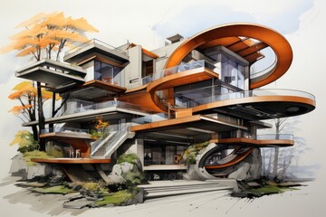 construction of a house