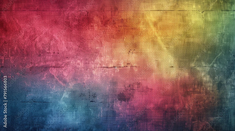 Poster multicolored grunge background with abstract texture and vintage design elements