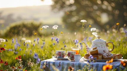 High Tea Picnic in the Countryside