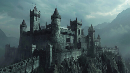 Medieval fantasy castle