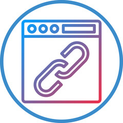 Link Building Icon Style