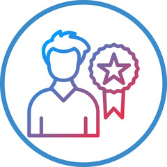 Obraz premium Positive Brand Experience Icon Style