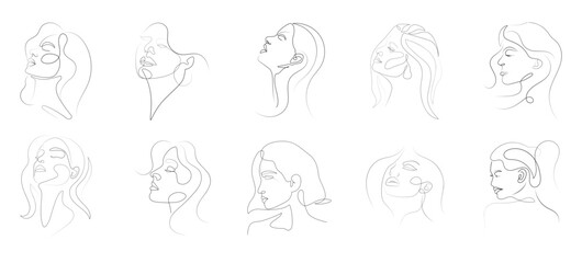 Woman Line Art Bundle