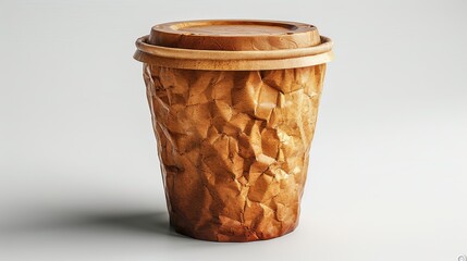 Discarded Paper Cup in Focus: Recycling and Sustainability Generative AI