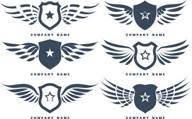 Winged logo company set