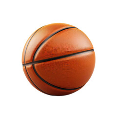  basketball ball isolated on transparent background 