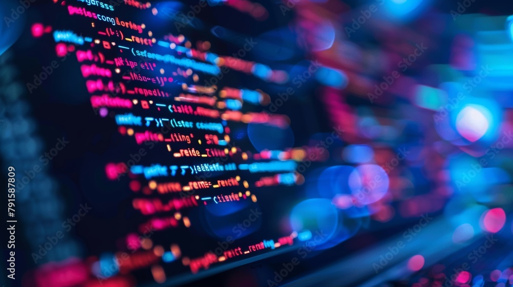 Poster the concept of secure coding practices in software development ai generated illustration