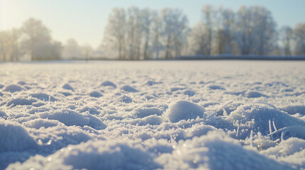 Fototapeta na wymiar A_field_of_freshly_fallen_snow_untouched