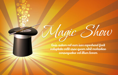 Magic show poster