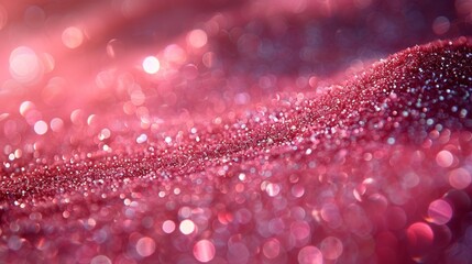 Shimmering Pink Glitter Sparkles Generative AI - obrazy, fototapety, plakaty