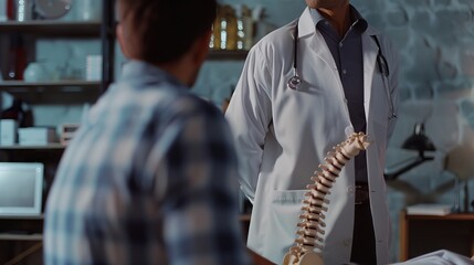 Medical consultation for back pain