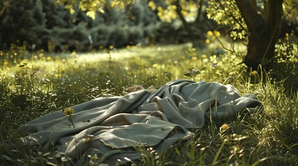 Obraz premium Cozy Outdoor Nap Spot