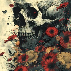Obraz premium abstract floral background