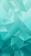 Turquoise abstract background with low poly design, vector illustration in the style of turquoise color palette with copy space for photo text or product