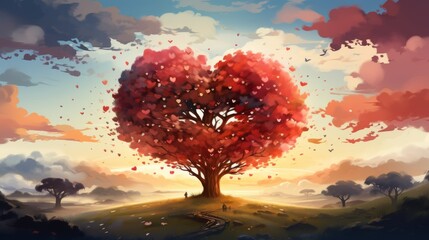 National Annual Tree Love Day, October 21 Generative AI