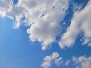 blue sky with clouds