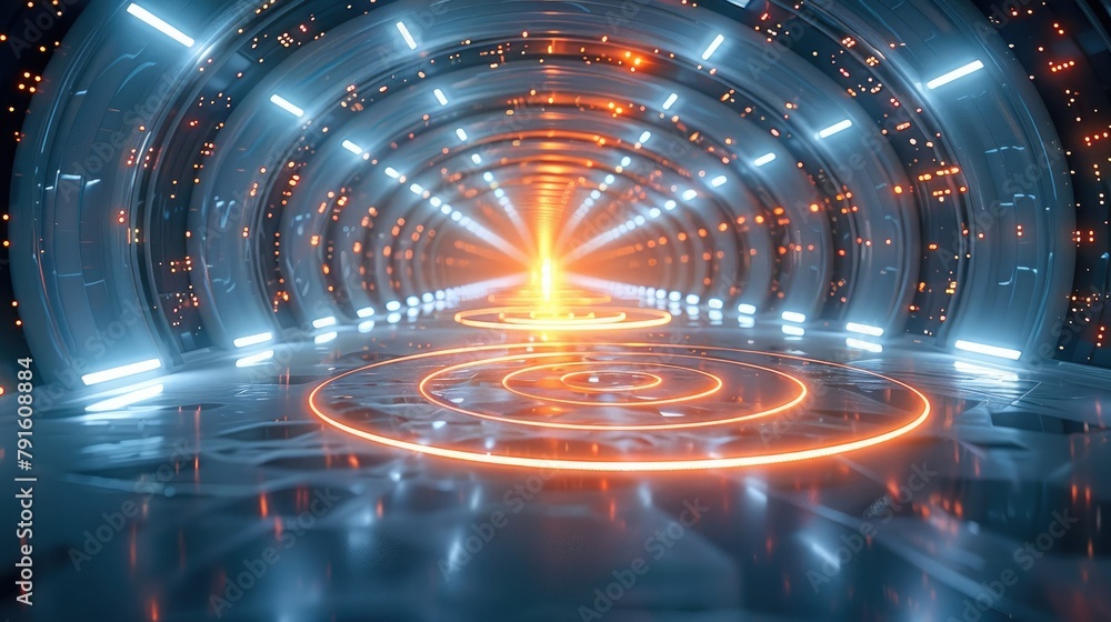 Poster Quantum computing. Generative AI.