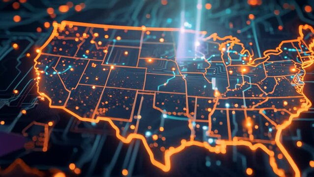 Circuitry States: A Digital Landscape. Generative ai