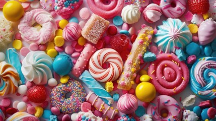 Fototapeta na wymiar Colorful candy. Generative AI