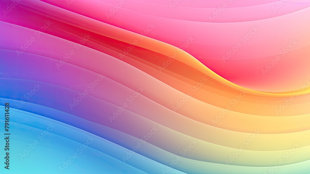 Poster smooth mesh rainbow gradient, bright and soft modern abstract colorful background