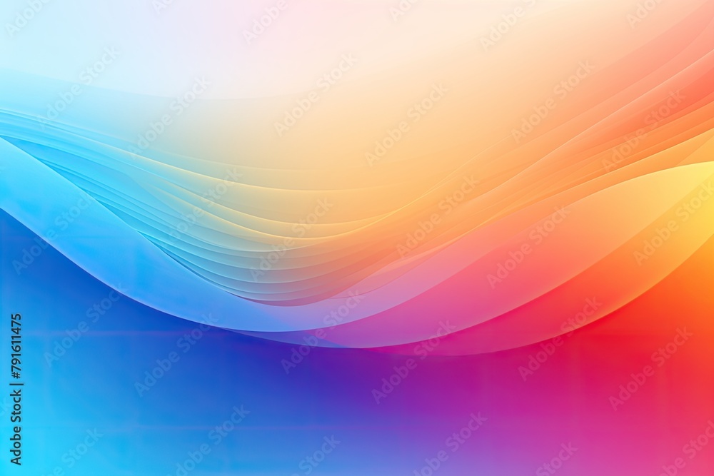 Poster smooth mesh rainbow gradient, bright and soft modern abstract colorful background